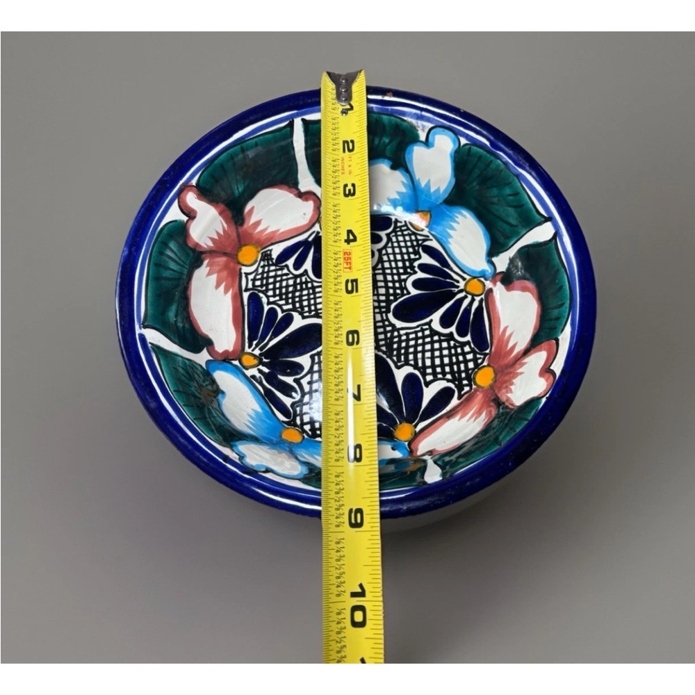 Vibrant Talavera Multicolor Ceramic Bowl - Picture 8 of 9